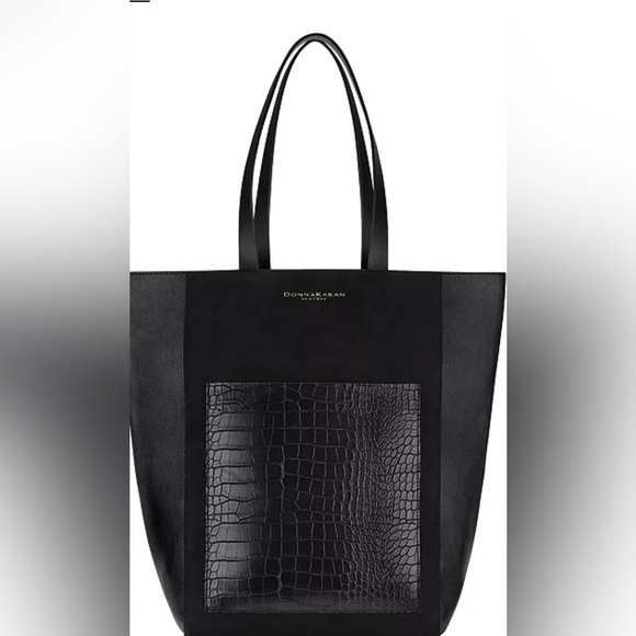 Donna Karan Large Tote Bag
Cashmere Mist Black Designer 14 in×16 in
Never Used ! - Picture 15 of 15